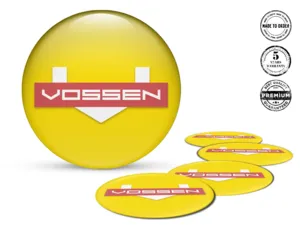 Vossen Decalcomania Cerchi Edizione Etichette Epox Pregiate